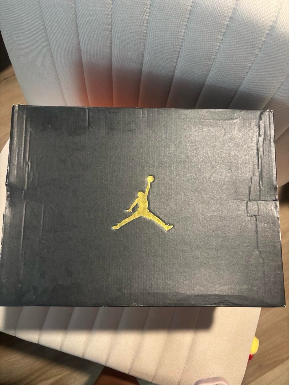 Jordan Black Box with Yellow Jumpman Logo